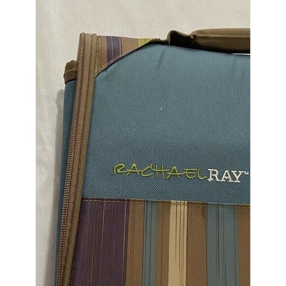 Rachael Ray Casserole Tote Insulated For Heat Zip Closure Folds Flat Wipe Clean - Picture 2 of 16